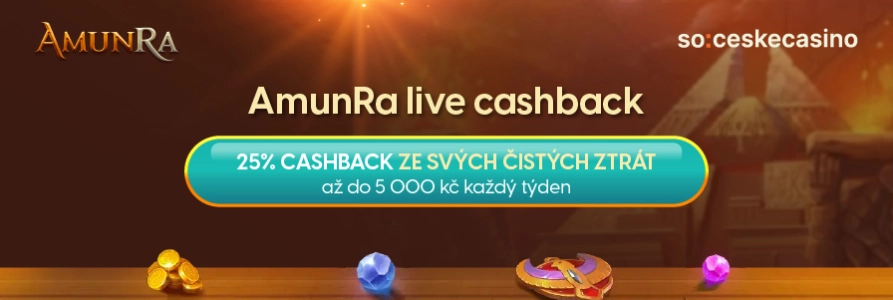 AmunRa živý cashback