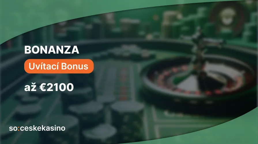 Bonanza Casino - Bonus: 100% do €2100 & 100 FS bez Vkladu